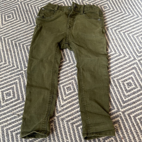 2T Zara Baby Green Skinny Denim Jeans - Picture 2 of 9